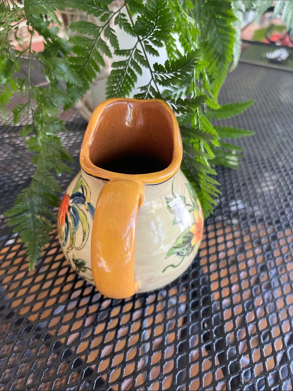 Baja Rooster Creamer, Red Rooster Collection, Maxcera Corp. Discontinued item